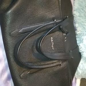 Salvatore Ferragamo Firenze leather duffle bag